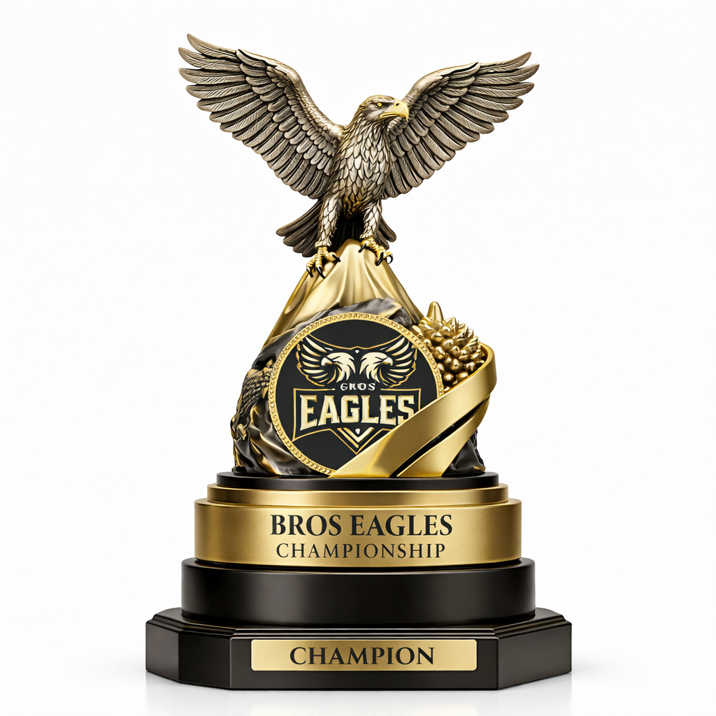 bros eagles championship trophy – premium eagle award for winners & competitions